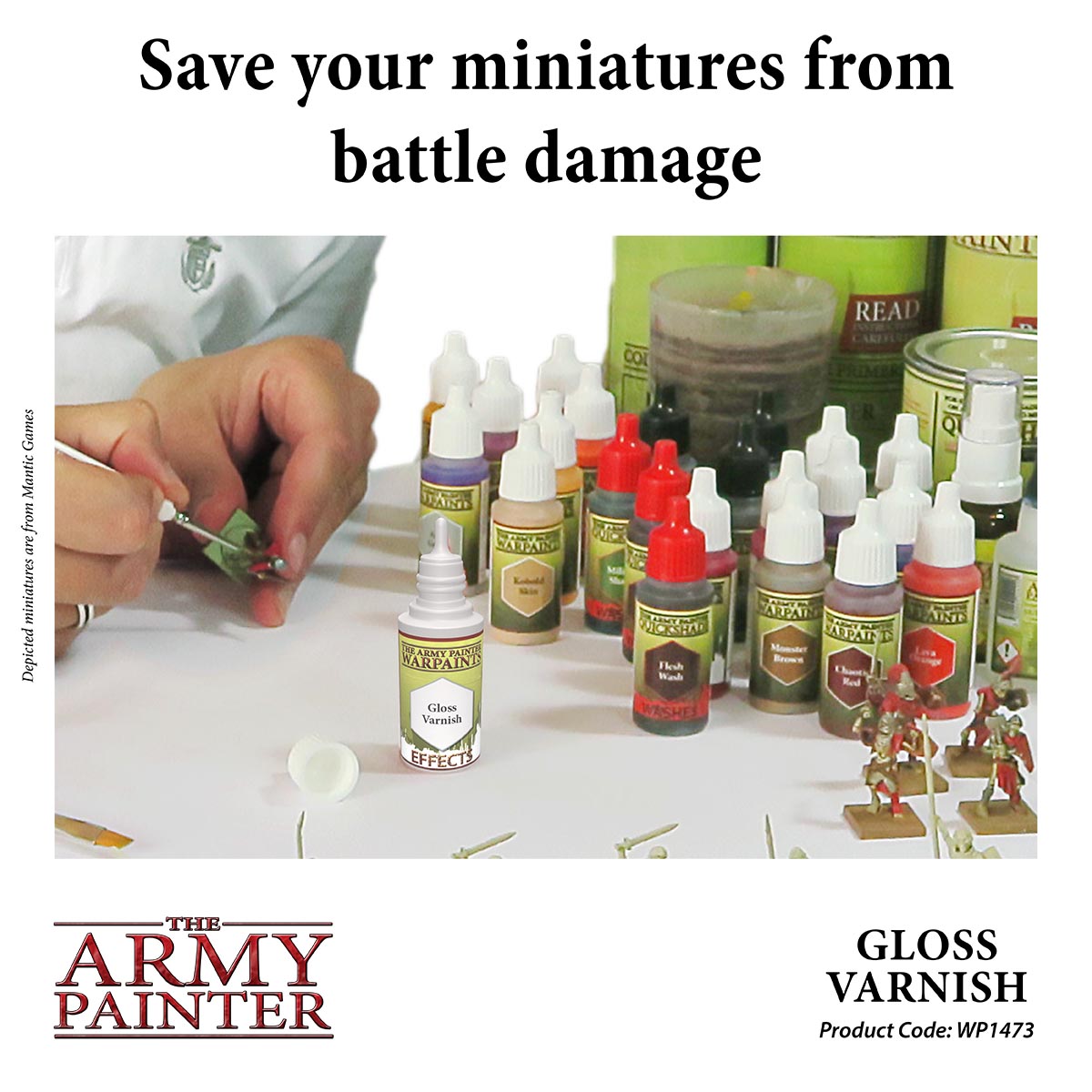 ARMY PAINTER Acrylic WARPAINT Complete Range Gloss/Flat/Washes/Effects