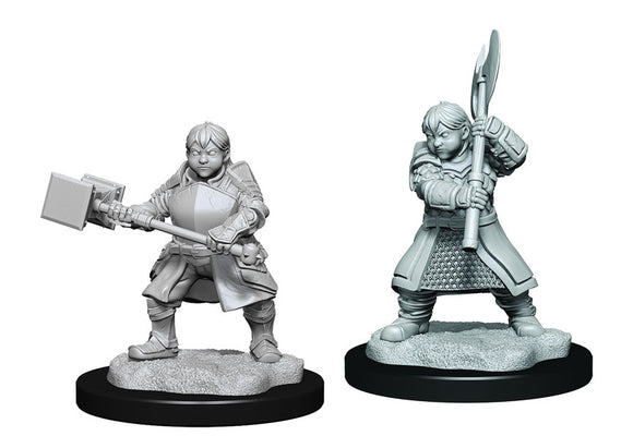 Critical Role Unpainted Miniatures: Dwarf Dwendalian Empire Fighter (Female) (90383)
