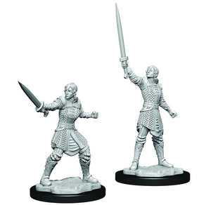 Critical Role Unpainted Miniatures: Human Dwendalian Empire Fighter (Female) (90386)