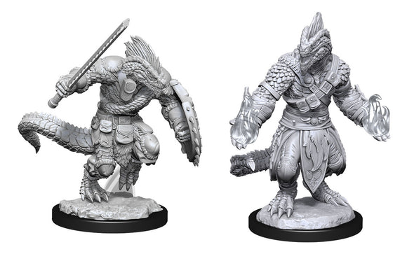 D&D Nolzur's Marvelous Miniatures: Lizardfolk Barbarian and Cleric (90308)