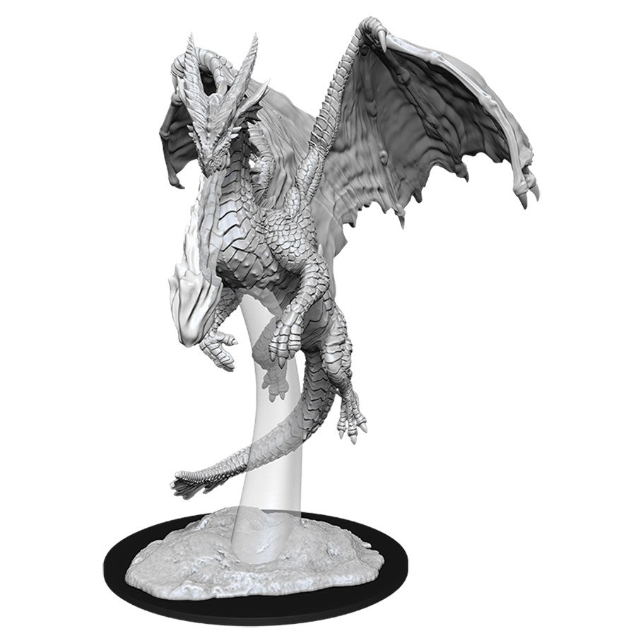Wizkids D&D Nolzur's Marvelous Miniatures – Set 6 Unità: Cucciolo Di Drago D'Argento E Halfling Femmina – Per Giocatori Di Ruolo