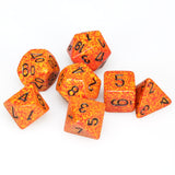 Chessex: Speckled - Fire - Polyhedral 7-Die Set (CHX25303)