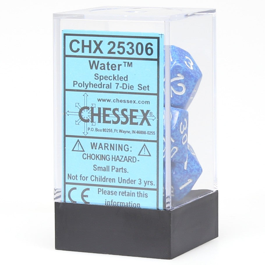 Chessex: Speckled - Water - Polyhedral 7-Die Set (CHX25306