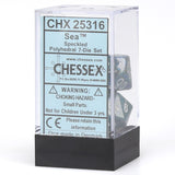 Chessex: Speckled - Sea - Polyhedral 7-Die Set (CHX25316)