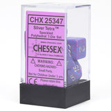 Chessex: Speckled - Silver Tetra - Polyhedral 7-Die Set (CHX25347)