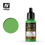 Vallejo Game Wash: Green Wash (73.205) - Original Formula