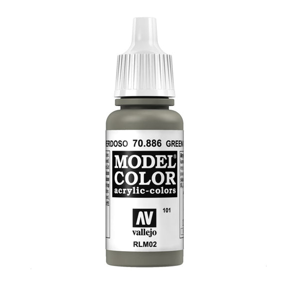 Vallejo Model Color: Green Grey (70.886)