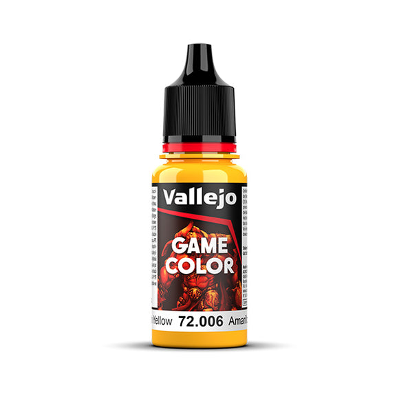 Vallejo Game Color: Sun Yellow (72.006) - New Formula
