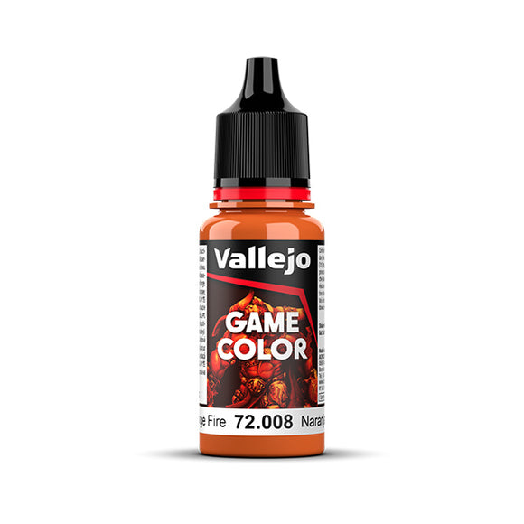 Vallejo Game Color: Orange Fire (72.008) - New Formula