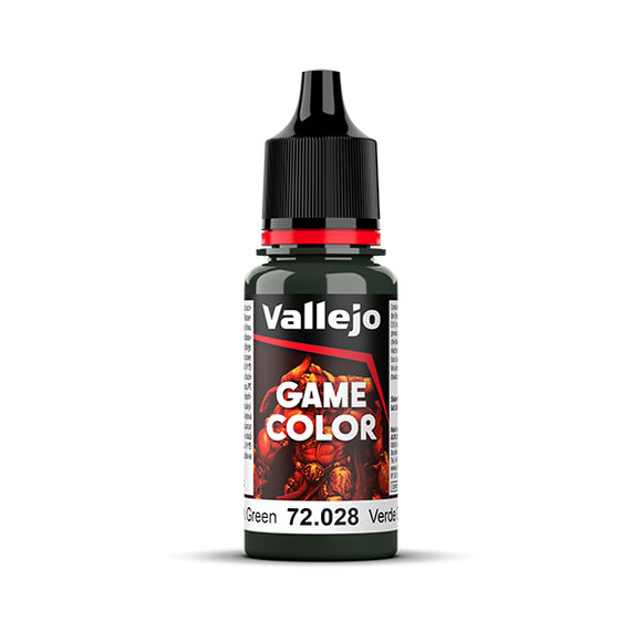 Vallejo Game Color: Dark Green (72.028) - New Formula