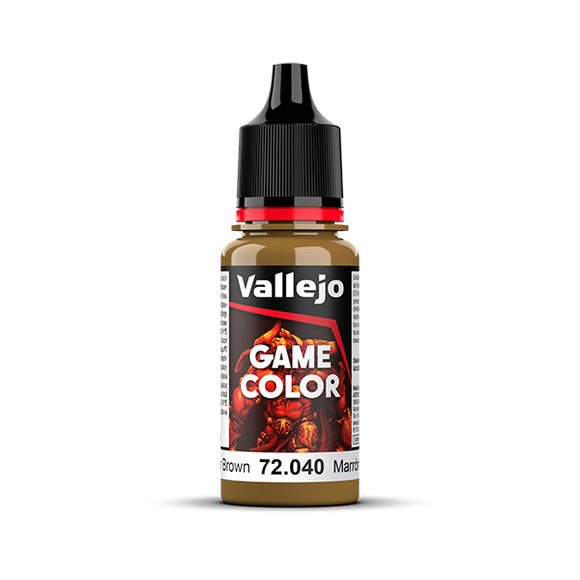 Vallejo Game Color: Leather Brown (72.040) - New Formula