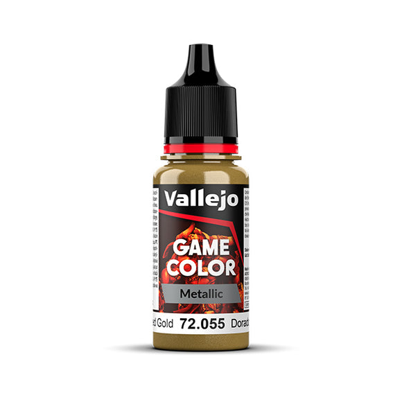 Vallejo Game Color: Polished Gold (Metallic) (72.055) - New Formula