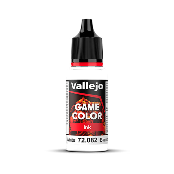 Vallejo Game Color Ink: White (72.082) - New Formula – Gnomish Bazaar