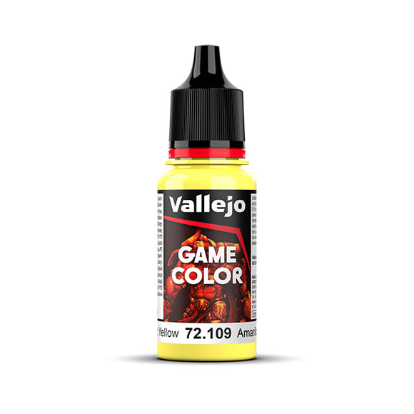 Vallejo Game Color: Toxic Yellow (72.109) - New Formula
