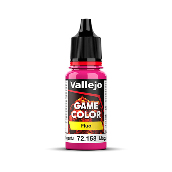 Vallejo Game Color: Fluorescent Magenta (72.158) - New Formula