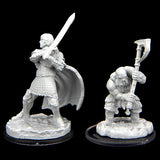Critical Role Unpainted Miniatures: Westruun Militia Swordsman & Kraghammer Axeman (90471)
