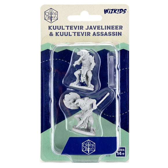 Critical Role Unpainted Miniatures: Kuul’tevir Javelineer & Assassin (90473)