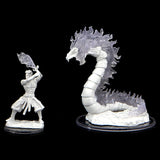 Critical Role Unpainted Miniatures: Ashari Firetamer & Inferno Serpent (90476)