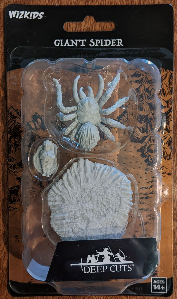 WizKids Deep Cuts: Giant Spider with Webbed Halfling (90531